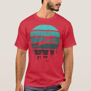 Ski Jumper Ski Jumping Retro T-Shirt