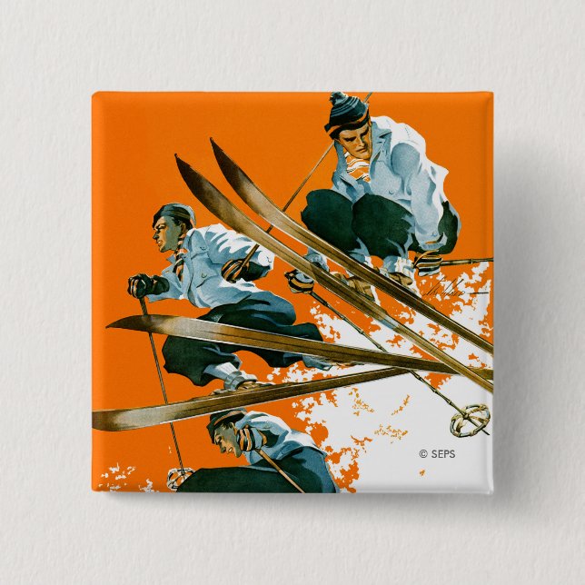 Ski Jumpers von Ski Weld Button (Vorderseite)