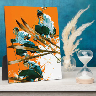 Ski Jumpers von Ski Weld Fotoplatte