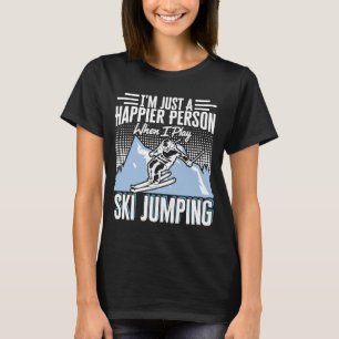 Ski Jumping Ich bin kein Engel, aber kann wie ein T-Shirt