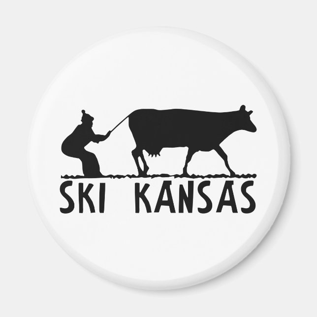 Ski Kansas Magnet (Vorne)