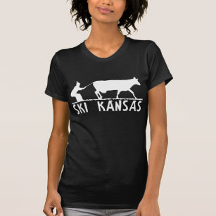 Ski Kansas - Weiß T-Shirt