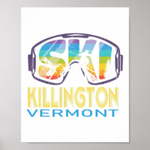 Ski Killington Vermont Skiurlaub Poster