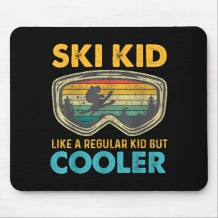 Ski-Kind wie ein normales Kind, aber kühlerer Skif Mousepad