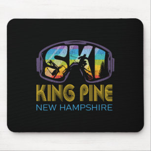 Ski King Pine New Hampshire Skiurlaub Mousepad