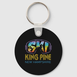 Ski King Pine New Hampshire Skiurlaub Schlüsselanhänger