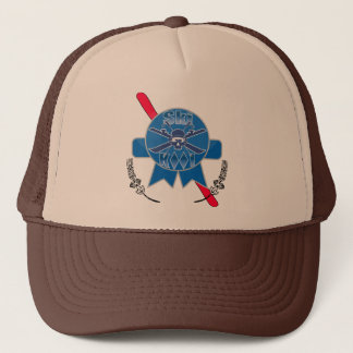 Ski kool Pabst Fernlastfahrerkappe blauen Bandes Truckerkappe