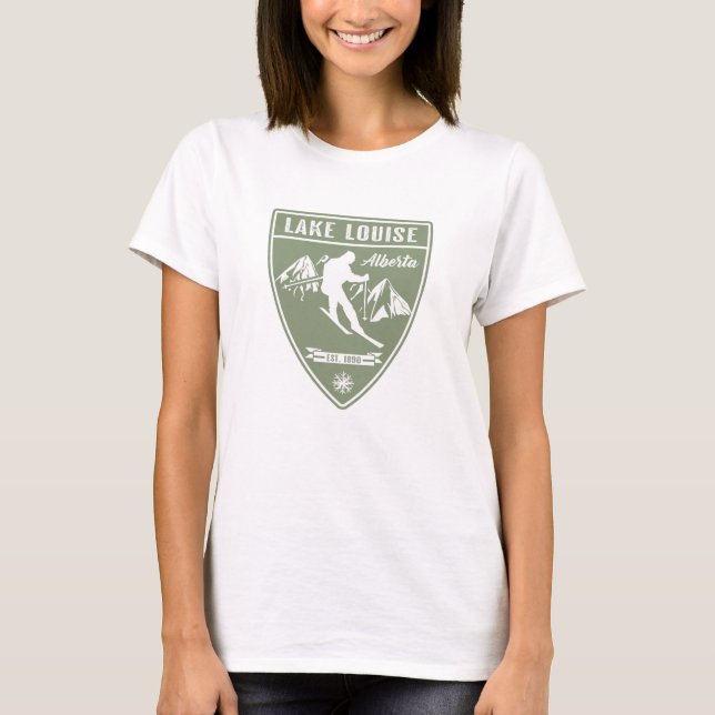 Ski Lake Louise Alberta T-Shirt (Vorderseite)