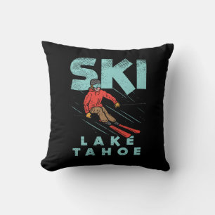 Ski Lake Tahoe Kissen