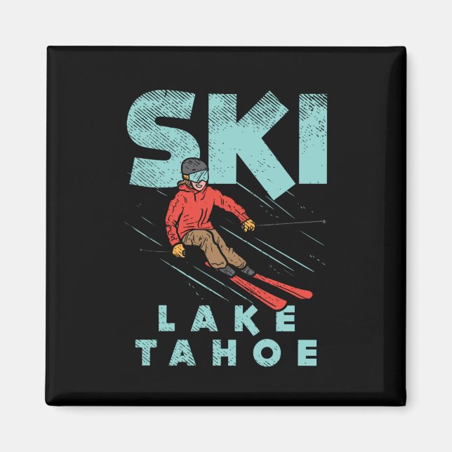 Ski Lake Tahoe Magnet (Vorne)