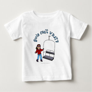 Ski Liftie Girl Baby T-shirt