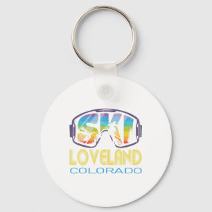 Ski Loveland Colorado Skiurlaub Schlüsselanhänger