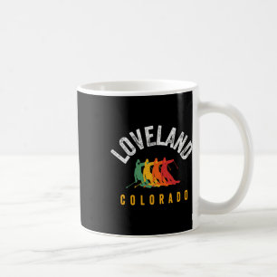 Ski Loveland Skifahrer Loveland Mountain Skifahrer Kaffeetasse