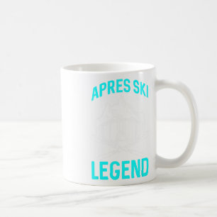 Ski Lover Funny Skier Apres Ski Legende Winter Ski Kaffeetasse