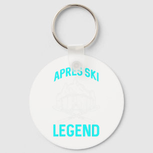 Ski Lover Funny Skier Apres Ski Legende Winter Ski Schlüsselanhänger