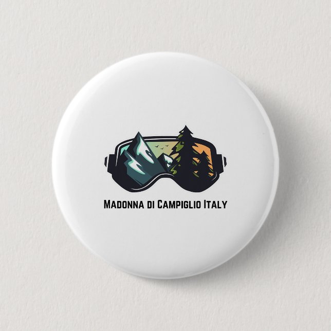 Ski Madonna di Campiglio Italien Wandern Ristorant Button (Vorderseite)