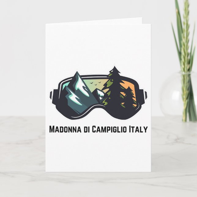 Ski Madonna di Campiglio Italien Wandern Ristorant Karte (Vorderseite)