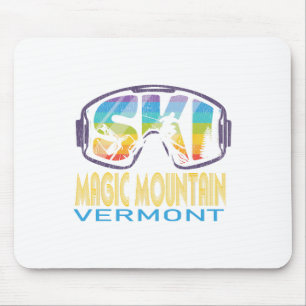 Ski Magic Mountain Vermont Skiurlaub Mousepad