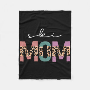 Ski-Mama Lustiges Skifahrer-Geschenk Ski Skifahrer Fleecedecke