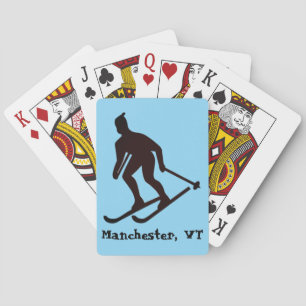 Ski Manchester, Vermont (Grünes Berg-Skilaufen) Spielkarten