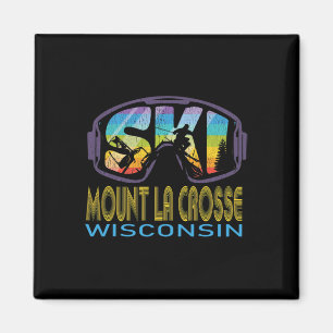 Ski Mount La Crosse Wisconsin Skiurlaub  Magnet