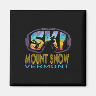 Ski Mount Snow Vermont Skiferien Magnet