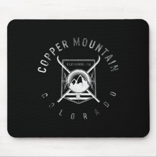 Ski Mountain Colorado Skifahren Snowboarden Ski Wi Mousepad