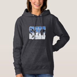 SKI Mountain Design Winter Sports Hoodie