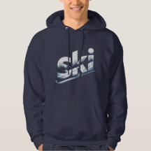 Ski Mountain Grafik-Hoodie – Winter-Abenteuer Ski