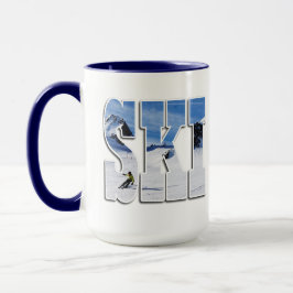 SKI - Mountain Winter Sports Design Tasse