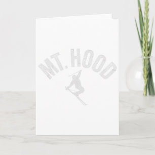 Ski Mt Hood oder (oregon) Cooler Berg Hood Winter Karte