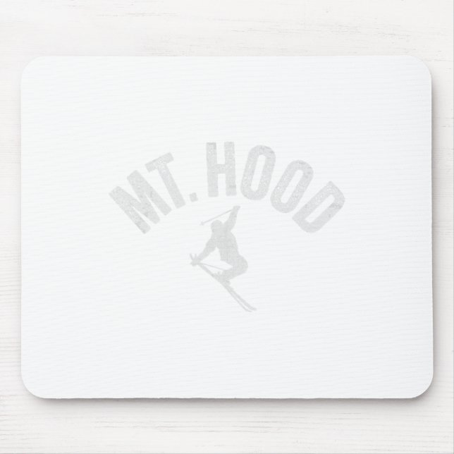 Ski Mt Hood oder (oregon) Cooler Berg Hood Winter  Mousepad (Vorne)