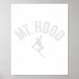 Ski Mt Hood oder (oregon) Cooler Berg Hood Winter Poster