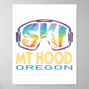 Ski Mt Hood Oregon Skiurlaub Poster
