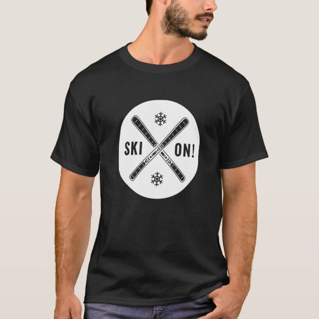 Ski on   T-Shirt (Vorderseite)