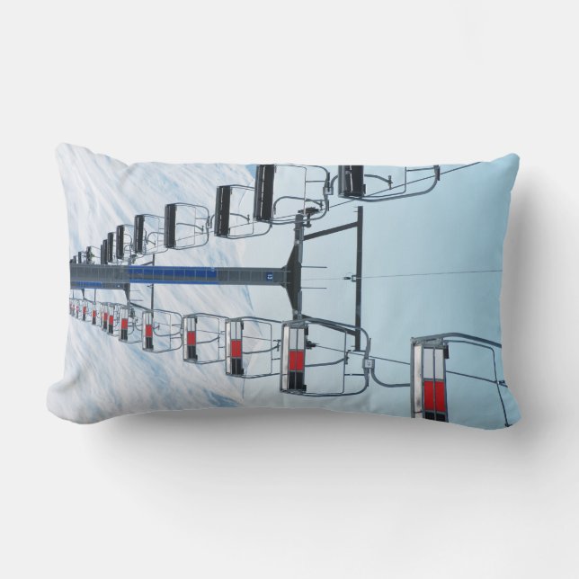 Ski-Park-Sessellifte Lendenkissen (Vorderseite)