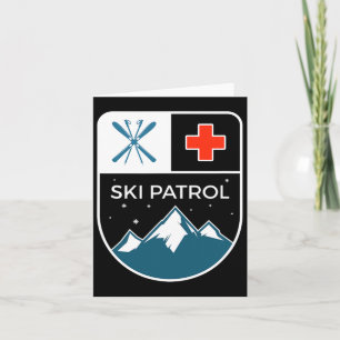 Ski Patrol Winterpisten Skifahren Snowboarden Karte