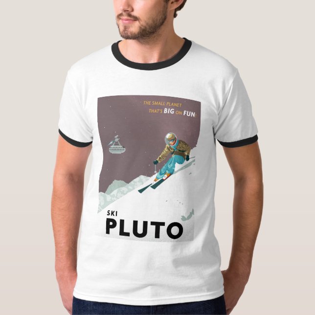 Ski Pluto T-Shirt (Vorderseite)