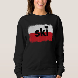 SKI Polnischer Nachname Herkunft Dyngus Tag 1 Sweatshirt
