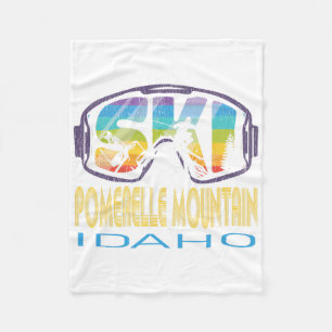 Ski Pomerelle Mountain Idaho Skiurlaub Fleecedecke