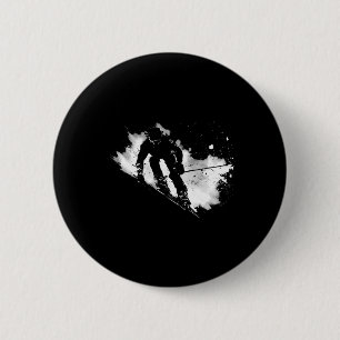 Ski Racer Sports Biathlon Biathlon Button