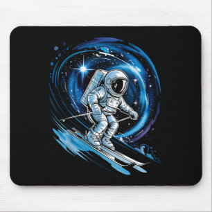 Ski-Raum Wintersport Skifahrer lustig Skifahren As Mousepad