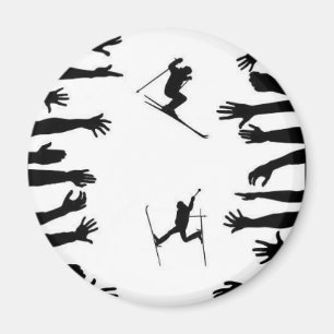 Ski-Reichweite Magnet