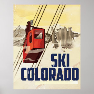 Ski! Reiseplakat Colorado Poster
