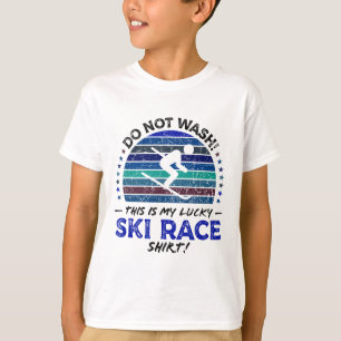 Ski-Rennfahrer Lustiger Skifahrer Skifahren Zitat  T-Shirt