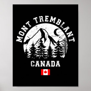 Ski Resort Mount Tremblant Kanada Quebec Skifahren Poster