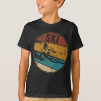 Ski Retro Vintag Skier Wintersport Skifahren