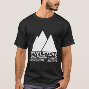 Ski Revelstoke British Columbia Kanada Skifahren T-Shirt