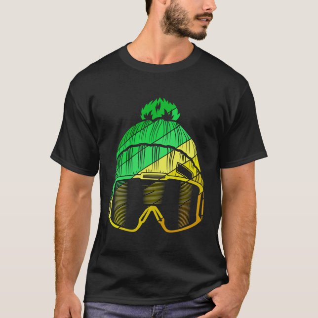 Ski Rider Fun Skiing Ski Mountains  Ski Trip  1 T-Shirt (Vorderseite)
