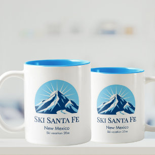 Ski Santa Fe New Mexico Skigebiet Souvenir Two-To Zweifarbige Tasse